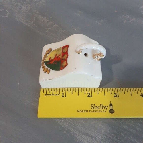 Vintage Miniature Carlsbad Fairy Ware Made in Austria Grange Over Sands Crest - Picture 7 of 7